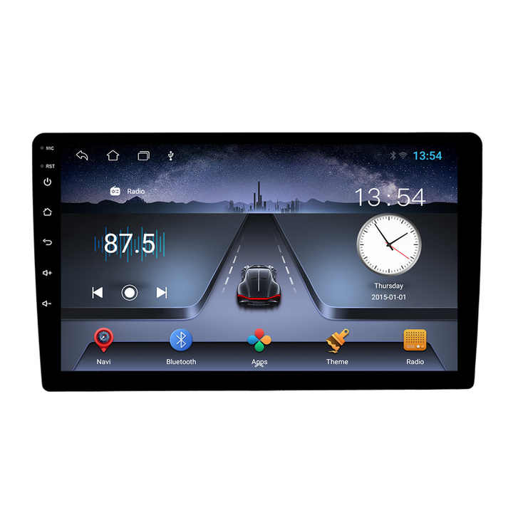 Player Auto 9 Inch, 2DiN, Radio FM, Navigatie, GPS, Android 10, MirrorLink , Mp5, Bluetooth, Touchscreen, Divix , AVI , USB , SD Card , AUX - Taggo.ro
