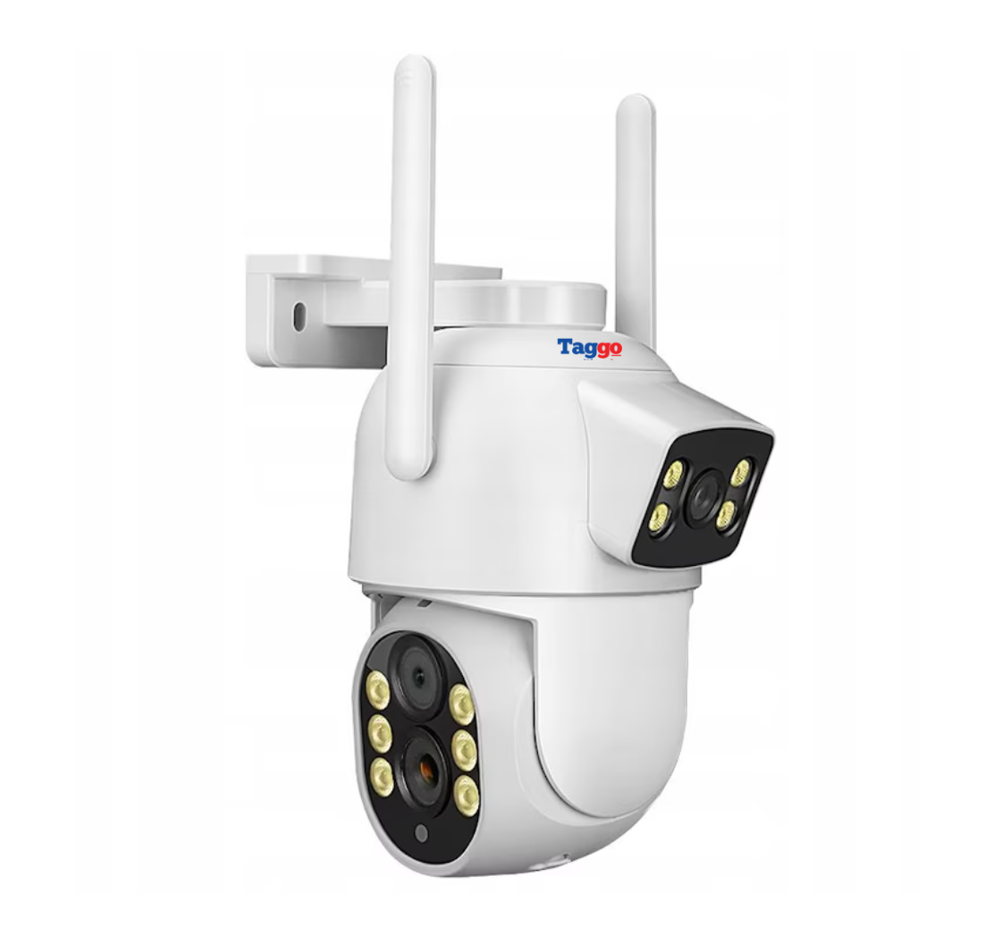 Camera Supraveghere WIFI, Rezolutie 6MP, Zoom 10x, 2 Lentile, Comunicare bidirectionala