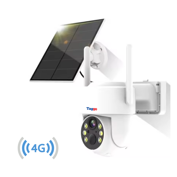 Camera de Supraveghere cu Panou Solar, Conexiune Cartela SIM 4G, 4MP, Detectie Miscare, Rezistenta la Apa IP66