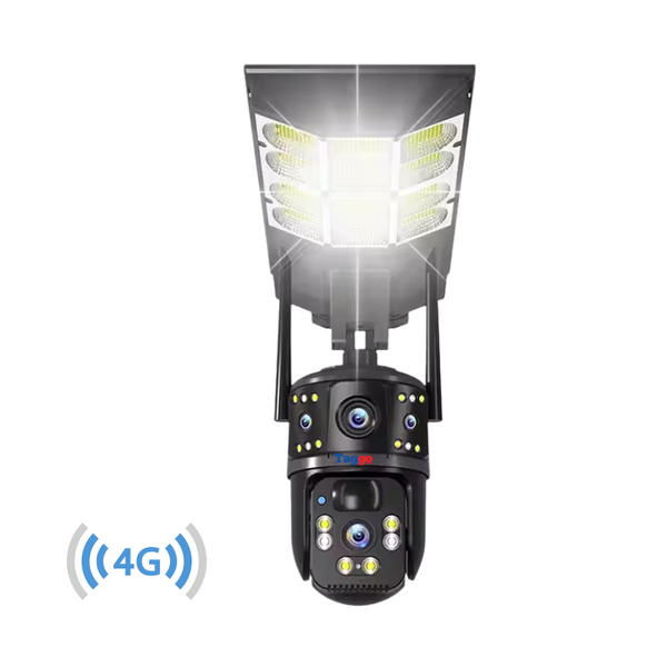 Lampa Stradala cu Camera 4G si Incarcare Solara, 8MP,Urmarire Automata si Comunicare Bidirectionala - Taggo.ro