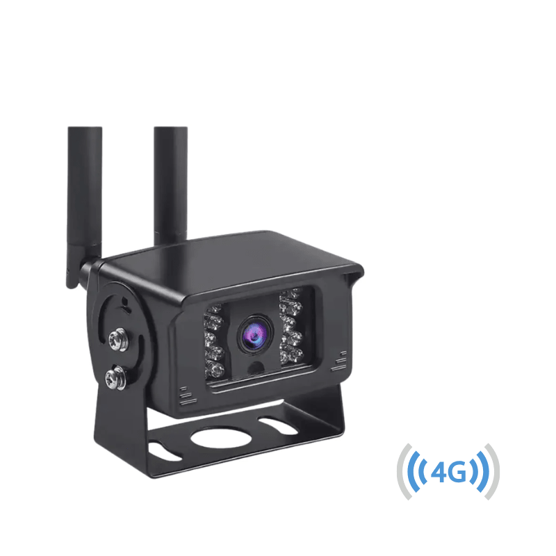 Camera de supraveghere exterior 4G Taggo, 5MP, ideală pentru busuri, camioane și TIR, cu design rezistent și claritate înaltă.
