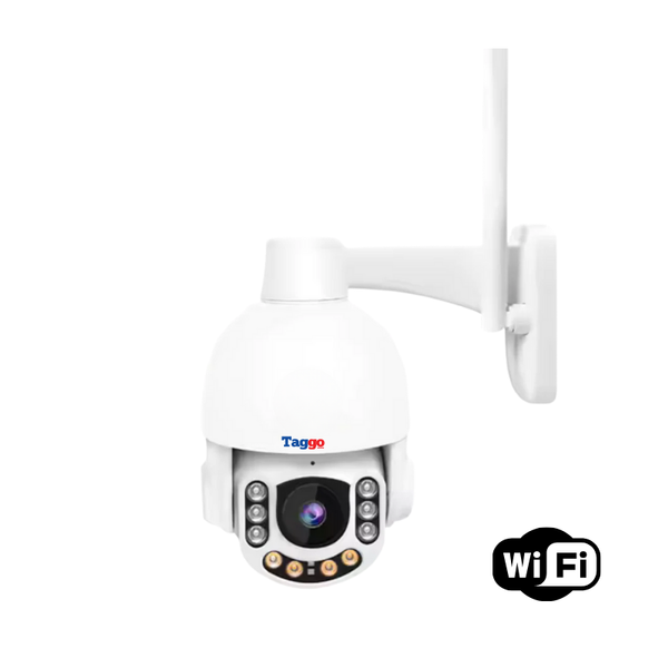 Camera Supraveghere Wireless, Lentila cu Zoom Optic 5X, 3MP, Rezistenta la apa si praf-IP66, Detectie umana inteligenta, Comunicare bidirectionala - Taggo.ro