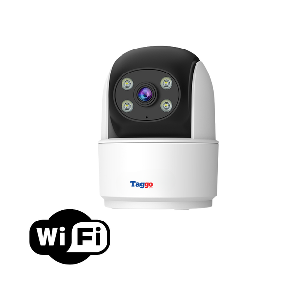Camera de Supraveghere de Interior, 3MP, WiFi, Viziune Nocturna Color, Alarma Sonora si Luminoasa, Comunicare Bidirectionala - Taggo.ro