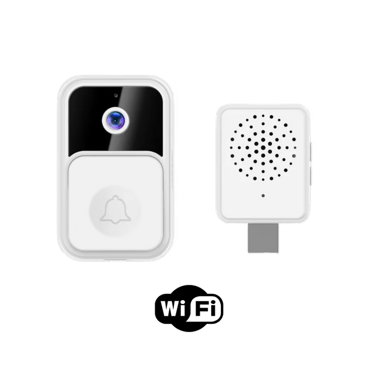 Sonerie Wireless Exterior Inteligenta, Camera HD, Vedere de Noapte, Comunicare Bidirectionala, Aplicatie telefon - Taggo.ro