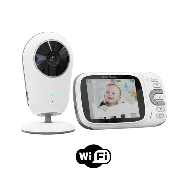Camera de Supraveghere Wi-Fi, 4K cu Comunicare Bidirectionala pentru bebelusi - Taggo.ro