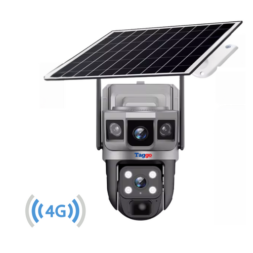 Camera de Supraveghere Solara 4G Cartela SIM, Online 24h, 5 MP, Zoom 10X, Full HD, Panou Solar 10W Rezistenta La Apa IP 66