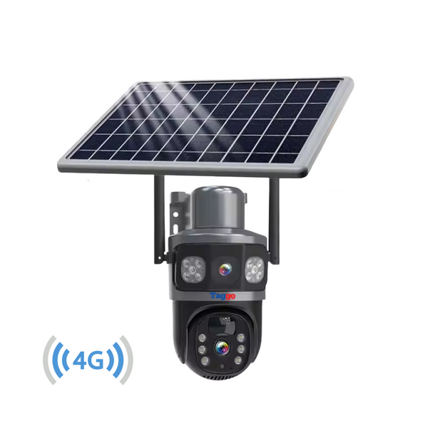 Camera de Supraveghere 4G, Rezolutie 8MP,  Incarcare Solara, Urmarire Automata, Rezistenta la Apa IP66 - Taggo.ro