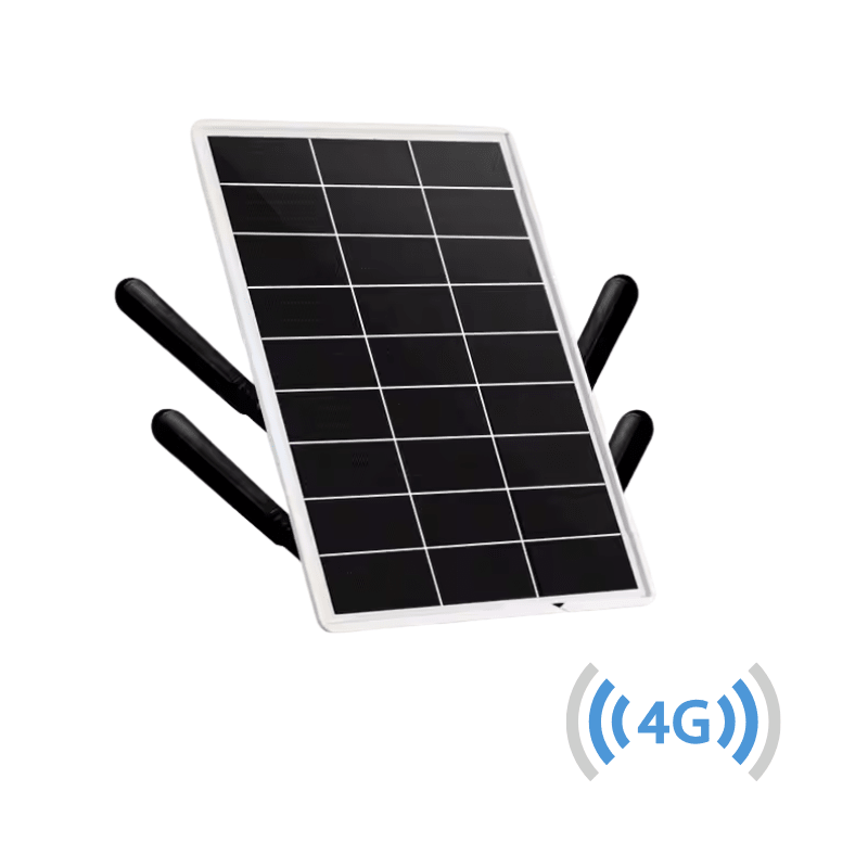 Router wireless 4G solar Taggo cu suport SIM, baterie 25600mAh și design rezistent la apă pentru exterior.