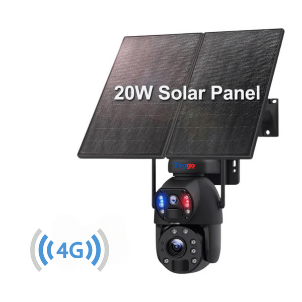 Camera Supraveghere 4G 3K Ultra HD 20X ZOOM, Dual Camera, Incarcare Solara, Rotire Din Aplicatie, Rezistenta La Apa IP 66