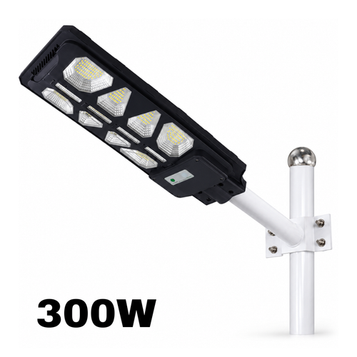 Lampa Stradala Solara 300W LED cu telecomanda, panou solar 15W, acumulator 20.000 mAh, IP66