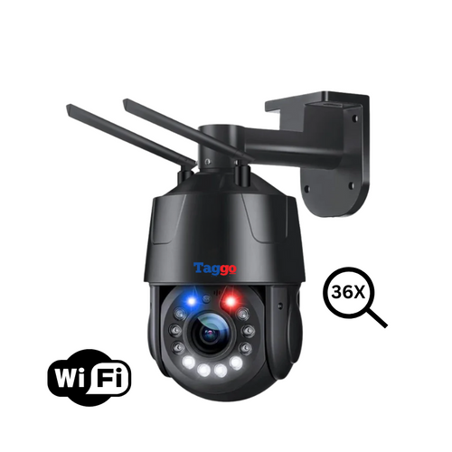 Camera Supraveghere WIFI 4K Ultra HD 36X Optical ZOOM, Rotire Din Aplicatie, Rezistenta La Apa IP 66