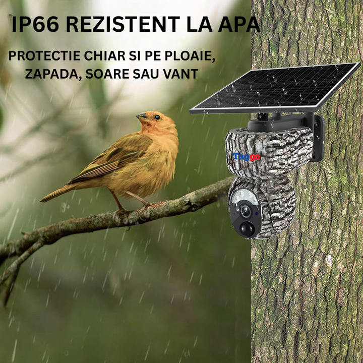 Camera de Vanatoare CamouflaGe 4MP, Conexiune 4G Cartela SIM, GPS, Detectie Animale, Alarma - Taggo.ro