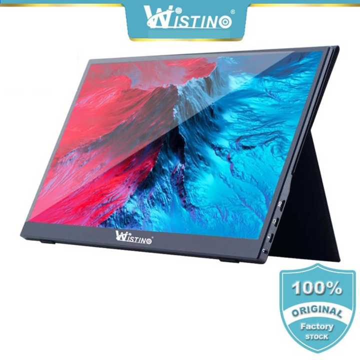 Monitor Portabil WISTINO TOUCH 15,6 inch HDMI, COMPATIBIL- Laptop Telefon Xbox Switch Ps4 Gaming - Taggo.ro