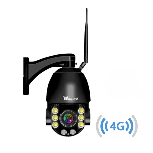 Camera Supraveghere 4G 4K Ultra HD 50X Optical ZOOM, Rotire Din Aplicatie, Rezistenta La Apa IP 66