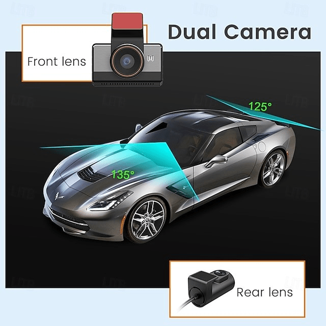 Camera auto Taggo.ro cu 4G LTE, cameră spate 720P și monitorizare la distanță, compatibilă cu cartelă SIM pentru mașină.