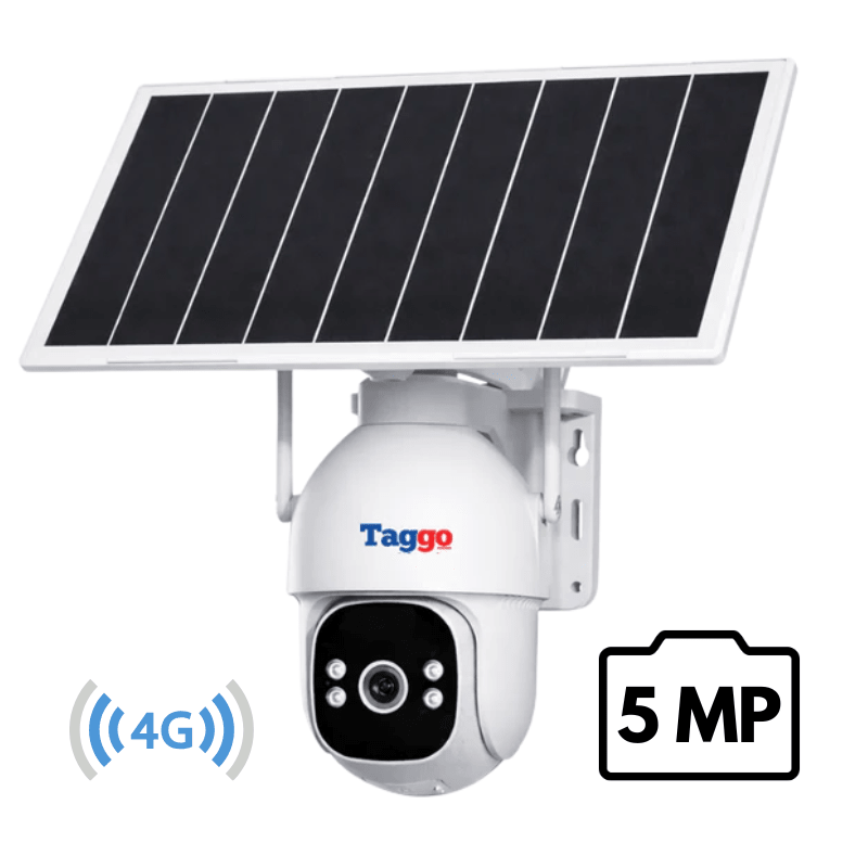 Camera Supraveghere 4G Solară Taggo Pro S30 – Full Color Noapte, eSIM, Detecție AI 40M, AOV 24/7, 5MP