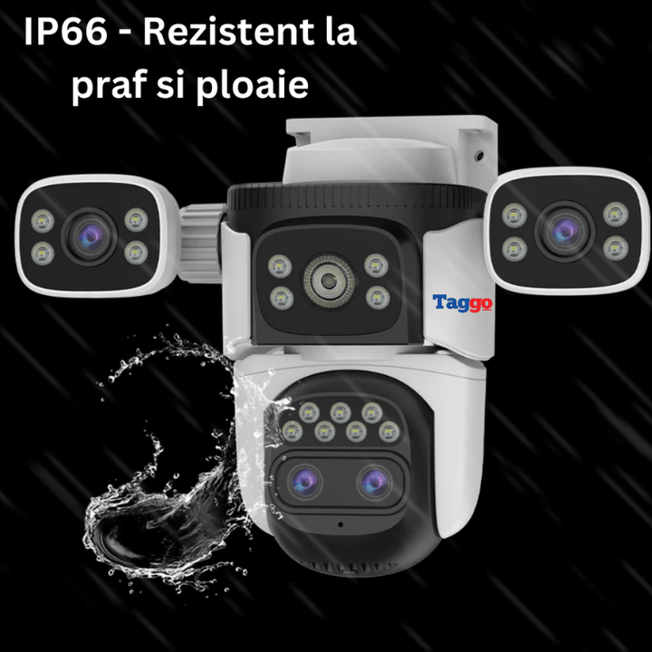 Camera Crocodil 16MP WiFi – Zoom 10X, Vedere Nocturnă Color, Urmărire ...