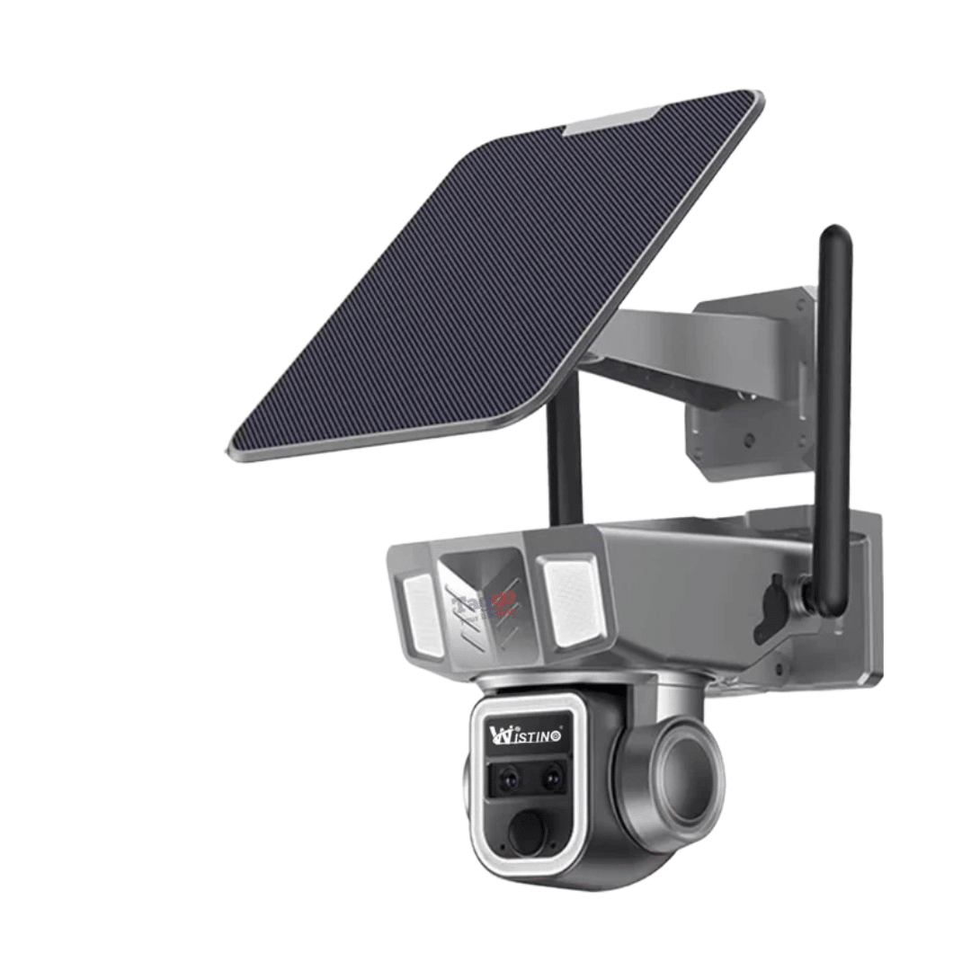 Camera de supraveghere 4G Taggo.ro cu lentile duble, zoom optic 20x, alimentare solară, rotire din aplicație și rezistență IP66