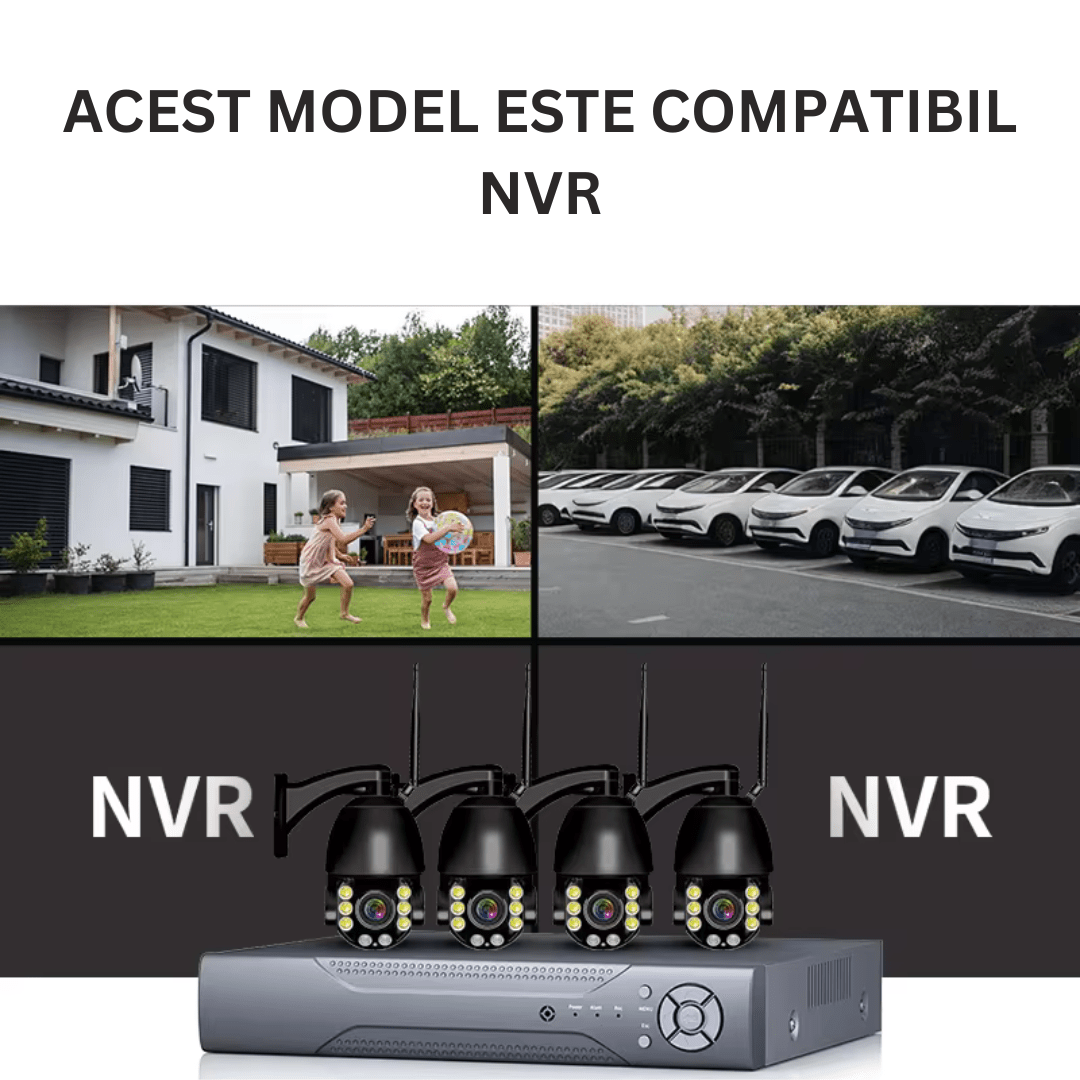 Camera de supraveghere 4G 4K Ultra HD cu zoom optic 100X, rotire din aplicație, rezistentă la apă IP66, brand Taggo.ro