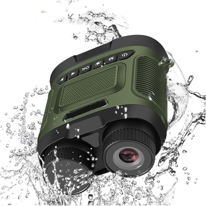 Binoclu Digital Profesional cu Night Vision de Vanatoare 2.5K, Zoom 8X, Ecran LCD, Acumulator, Vedere in noapte 300m, Verde - Taggo.ro