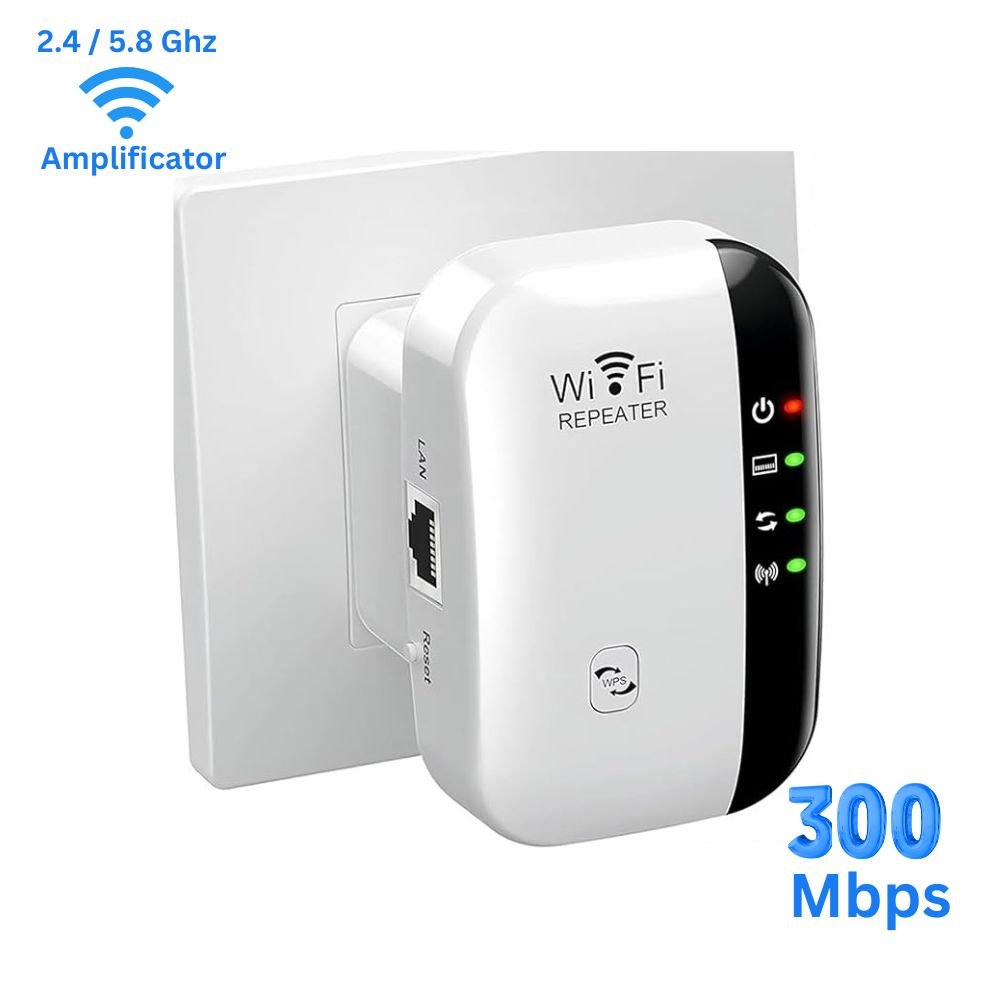Amplificator WiFi Taggo M300 Wireless-N cu WPS, extindere puternică a semnalului și conectivitate rapidă pentru rețea sigură