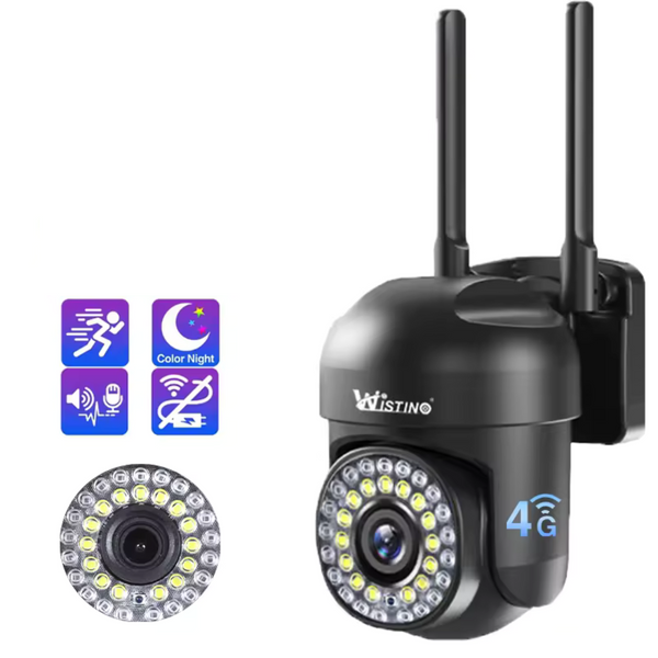 Camera de Supraveghere Inteligenta, WISTINO WIFI, 2mpx, Control din Aplicatie, Comunicare Bidirectionala, IR - Taggo.ro