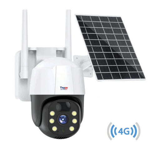 Camera de Supraveghere Solara Exterior 4G Cartela SIM 5 MP, Zoom 10X, Full HD, Panou Solar 10W Rezistenta La Apa IP 66