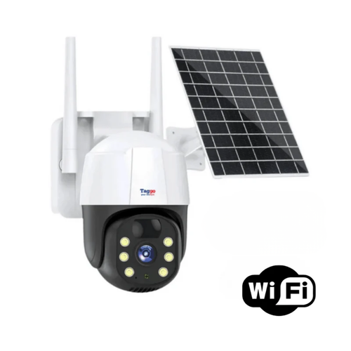 Camera de Supraveghere Solara Exterior WIFI 5 MP, Zoom 10X, Full HD 1080p, Panou Solar 9W Rezistenta La Apa IP 66