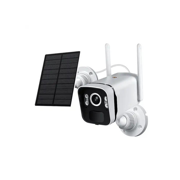 Cameră de Supraveghere cu Panou Solar WIFI, WISTINO, Detectare miscare, Vedere Nocturna, Rezistenta la Apa - Taggo.ro