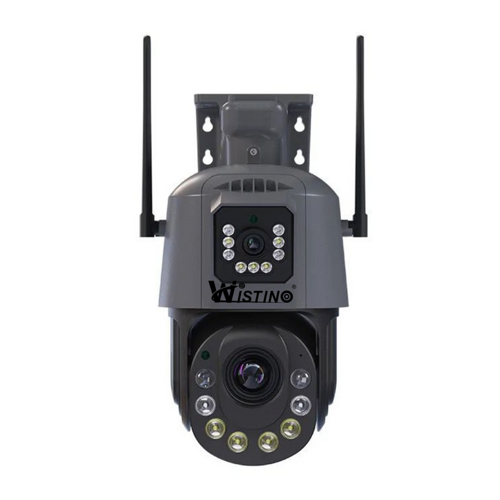 Camera Supraveghere cu Panou Solar si Conexiune WIFI, Rezolutie 6K ULTRA HD, Zoom Optic 100X, 2 Lentile - Taggo.ro