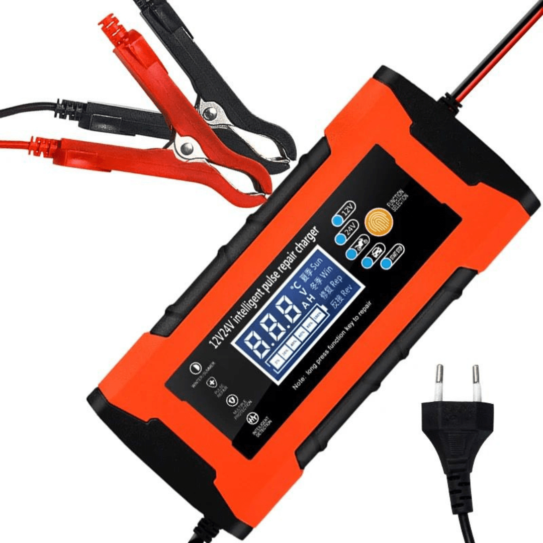 Redresor baterii auto Taggo.ro, inteligent, 12V 150Ah și 24V 100Ah, dispozitiv de încărcare baterii auto, 90W