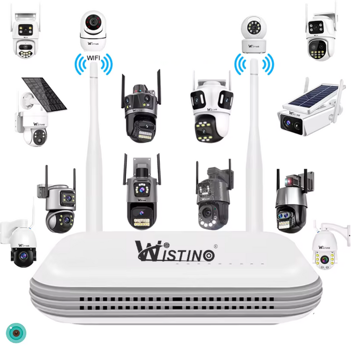 WIFI NVR 8 canale, 8MP (4K), Detectie faciala, H.265 - Taggo.ro