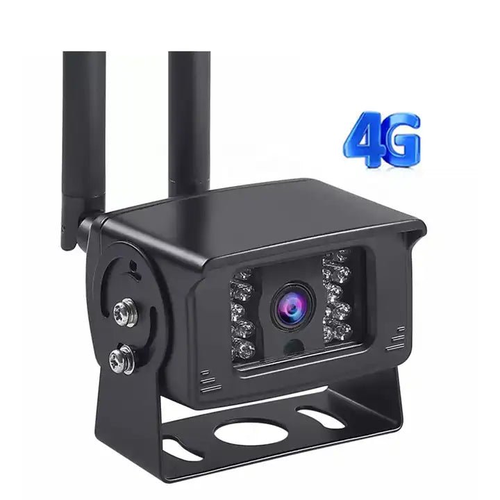 Camera de supraveghere exterior 4G Taggo, 5MP, ideală pentru autobuze, camioane și TIR, cu vedere clară și rezistentă la intemperii.