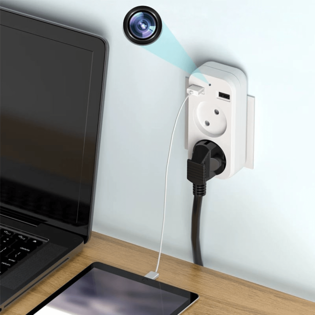 Camera spion Taggo în adaptor dublu, Wi-Fi, Full HD, vizualizare în timp real, pentru inspecții industriale.