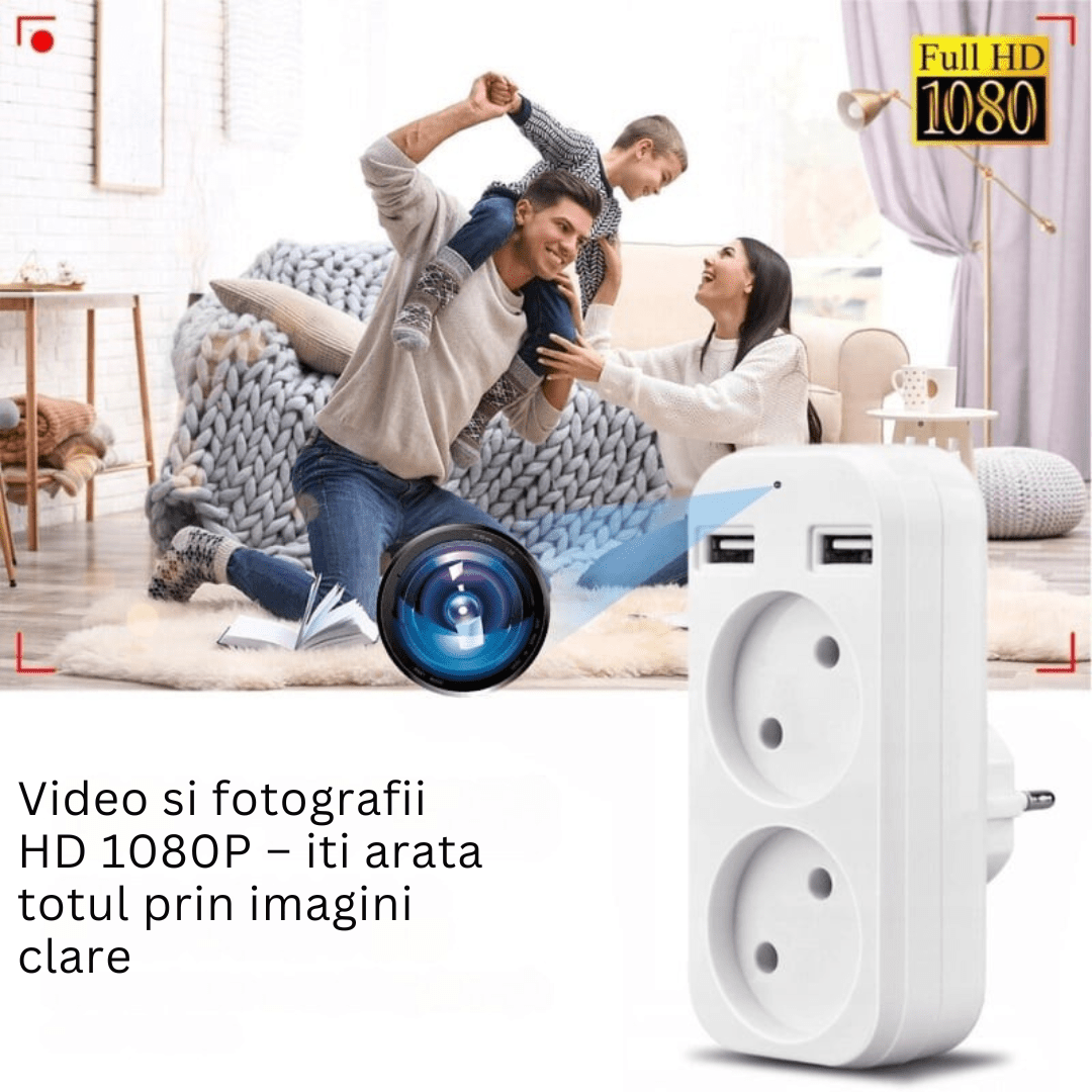 Camera spion Taggo în adaptor dublu, Wi-Fi, Full HD, vizualizare în timp real, pentru inspecții industriale, cu cablu flexibil