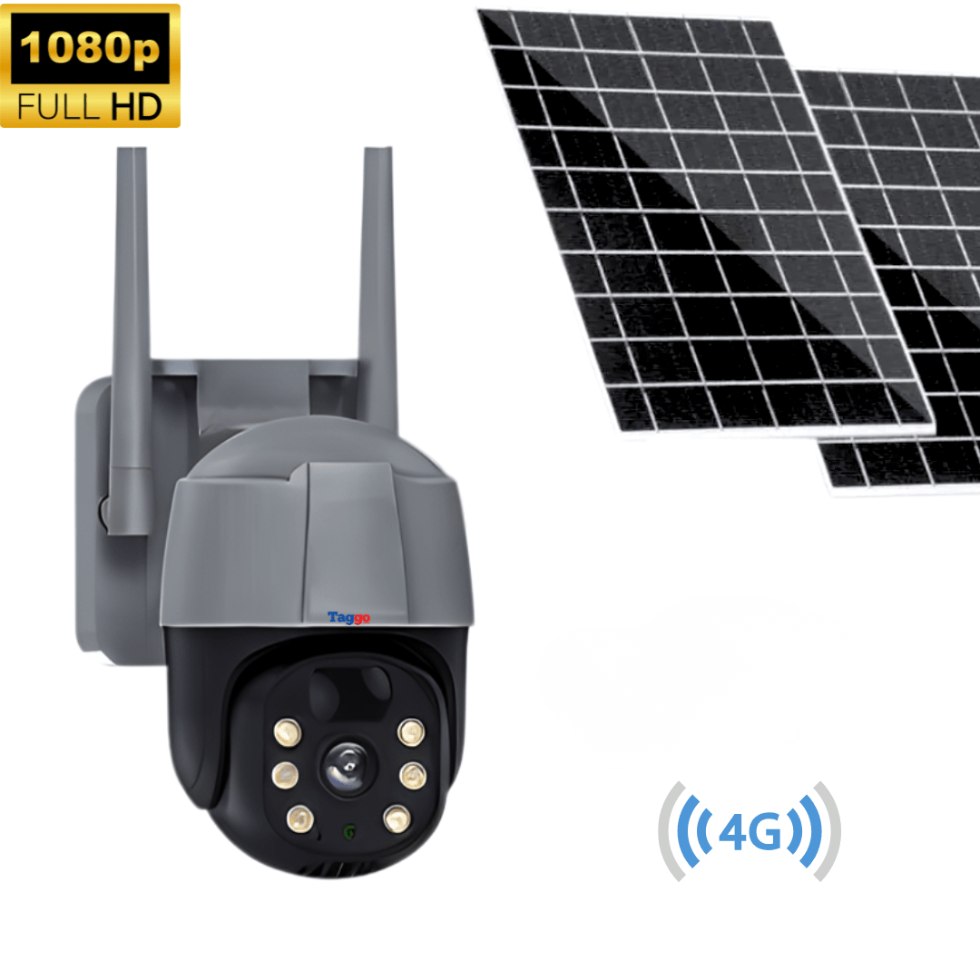 Camera de Supraveghere Solara Exterior 4G Cartela SIM 5 MP, Zoom 10X, Full HD,  Panou Solar Dublu 10W, Rezistenta La Apa IP 66