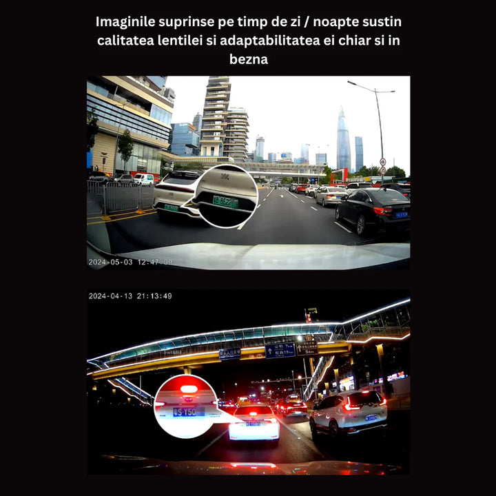 Camera Auto K26S 4K + camera spate 2.5K, WDR, WiFi si GPS integrat, 3,16" IPS, Senzor G - Taggo.ro