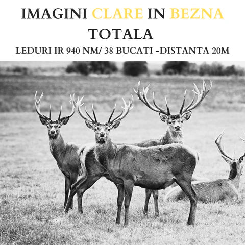 Camera de vânătoare Taggo WISTINO 4G, 14 MP, rezoluție 2.7K, 38 LEDuri 940nm, unghi 120°, aplicație UCON, PIR 20m.