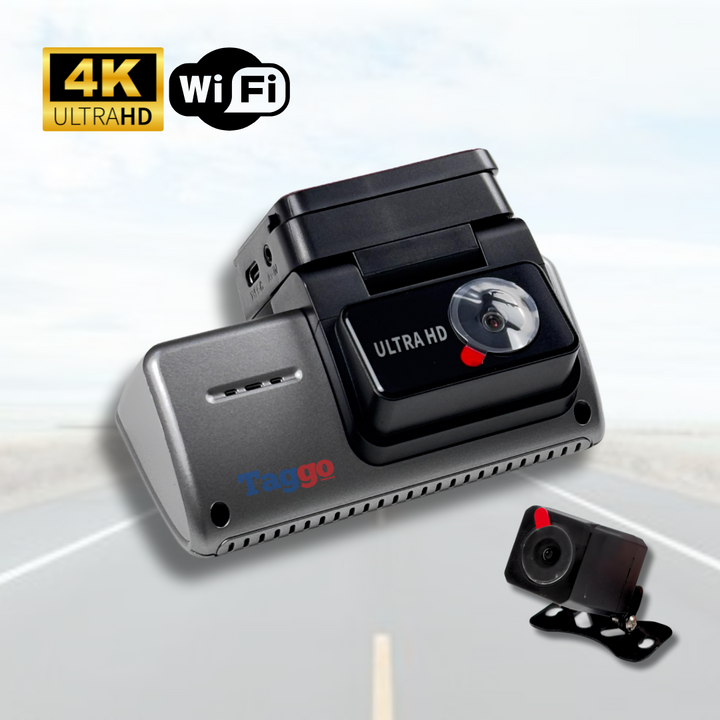 Camera Auto K26S 4K + camera spate 2.5K, WDR, WiFi si GPS integrat, 3,16" IPS, Senzor G - Taggo.ro