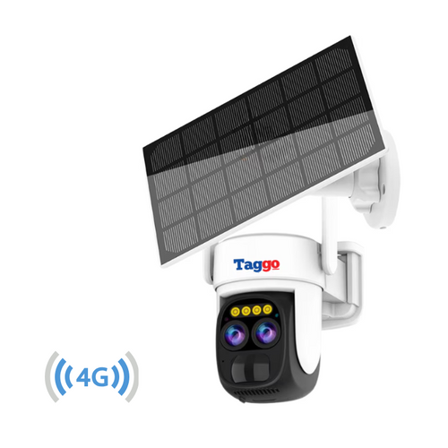 Camera Supraveghere Exterior Wireless 4K Ultra HD, Dual Camera 4MP+4MP, 10X Optical ZOOM, Incarcare Solara, Rotire Din Aplicatie, Rezistenta La Apa IP 66
