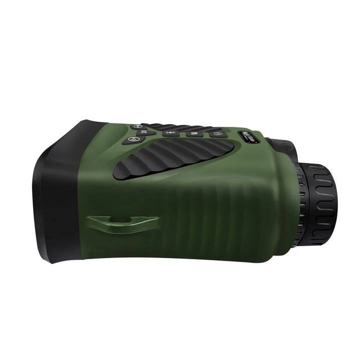 Binoclu Digital Profesional cu Night Vision de Vanatoare 4K, Zoom 10X, Ecran LCD, Acumulator, Verde - Taggo.ro