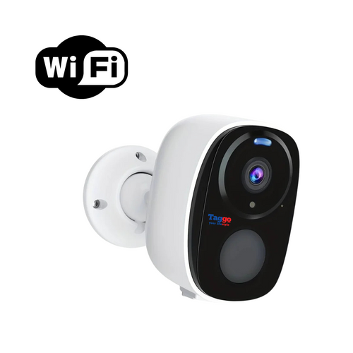 Camera de supraveghere WIFI 2K, 4MP, Baterie incorporata, Control din aplicatie,Rezistenta la apa IP66