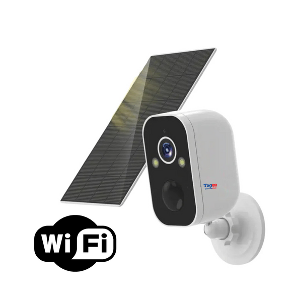 Camera de supraveghere cu incarcare solara WIFI 2K, 4MP, Baterie incorporata, Control din aplicatie,Rezistenta la apa IP66