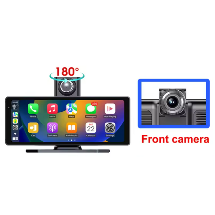 Navigatie Stereo Auto C10 4k + camera spate 1080P DVR, Ecran 8,1", Conectivitate Bluetooth, GPS - Taggo.ro