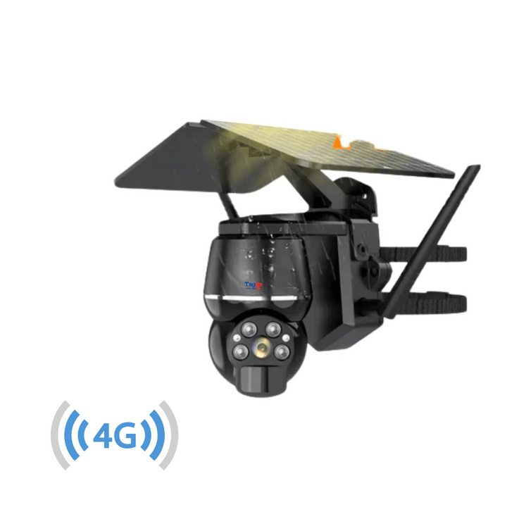 Camera Supraveghere cu Cartela Sim si Panou Solar 4G, Rezolutie 5MP, Rezistenta la Apa, Control din Aplicatie - Taggo.ro