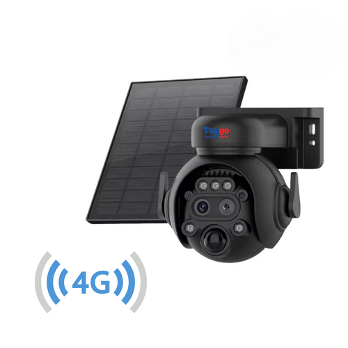 Camera Supraveghere 4G 4K Ultra HD, Dual Lens, 12X ZOOM, Incarcare Solara, Rotire Din Aplicatie, Rezistenta La Apa IP 66
