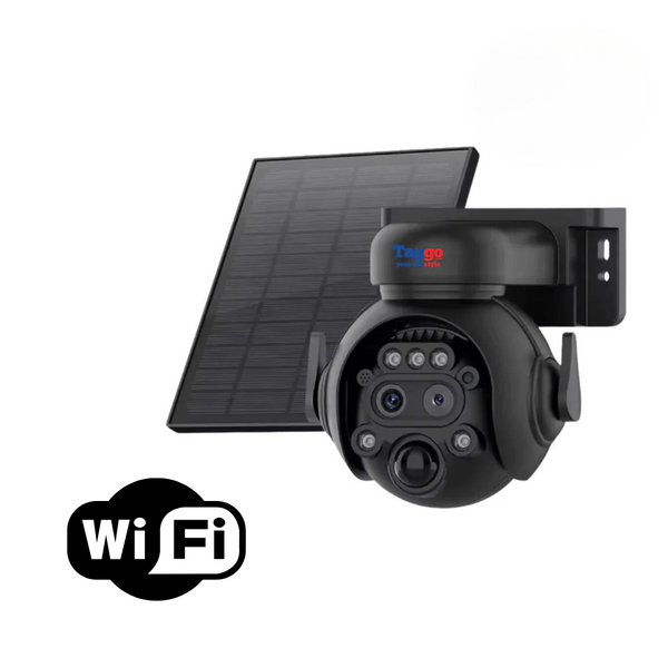 Camera Supraveghere WIFI 4K Ultra HD, Dual Lens, 12X ZOOM, Incarcare Solara, Rotire Din Aplicatie, Rezistenta La Apa IP 66
