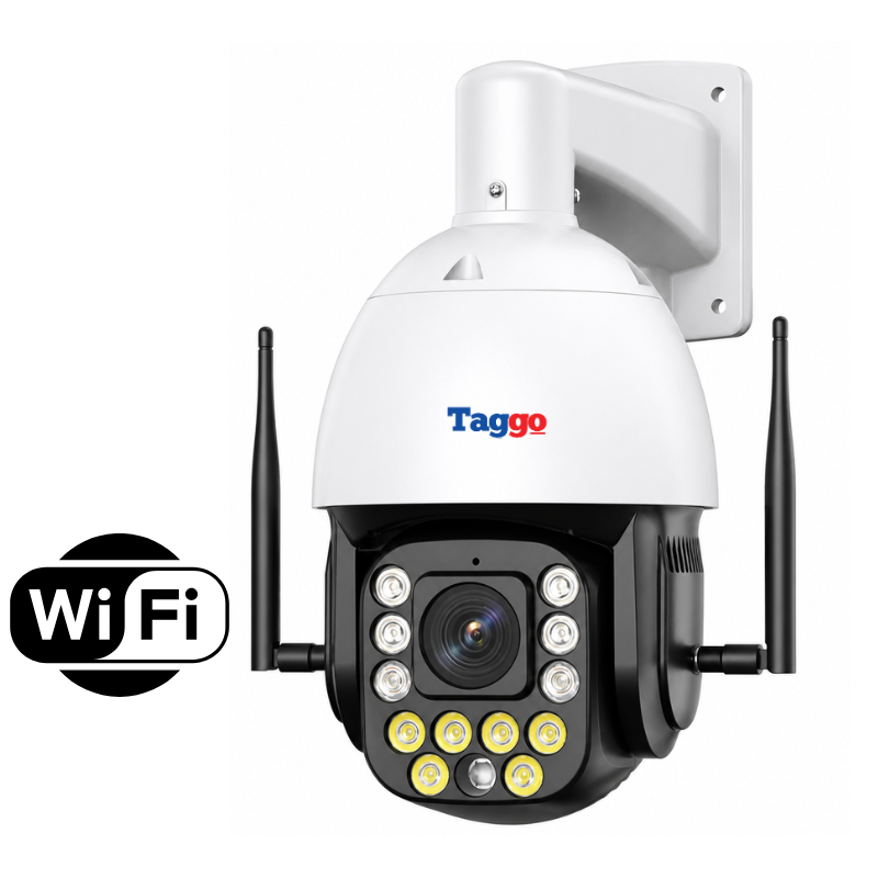 Camera Supraveghere WiFi cu Panou Solar,  5MP PTZ Ultra HD, Zoom Optic 99X, Rotire 360°, Night Vision Full Color