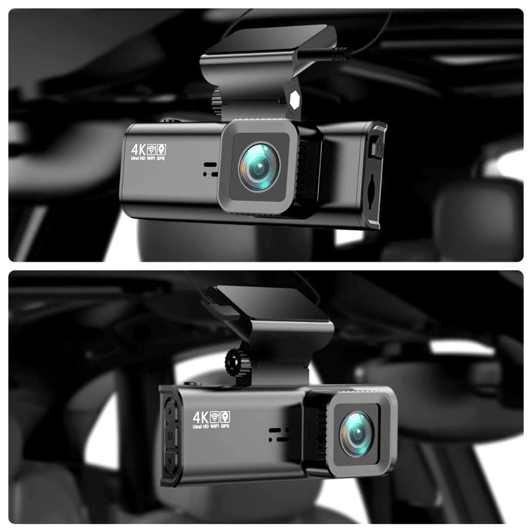 Camera auto 4K, ecran LCD + camera spate 1080P DVR WIFI, Vizionare nocturna, Senzor Sony IMX 335, - Taggo.ro