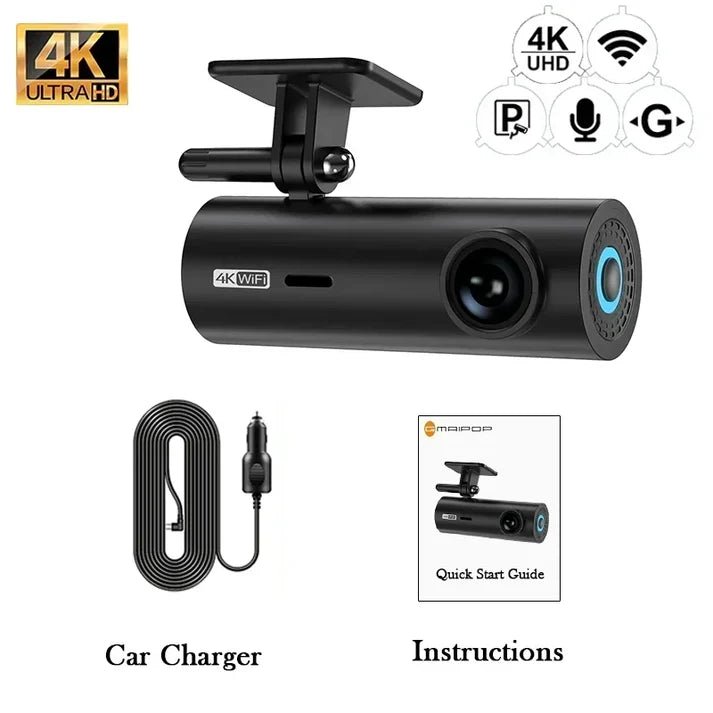 Camera auto 4K UHD WIFI, monitorizare parcare, Senzor GC4653 - Taggo.ro